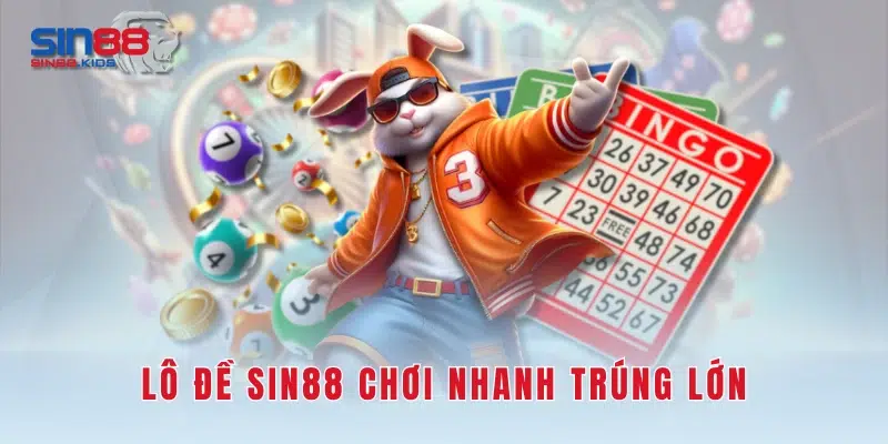 Lô đề SIN88 chơi nhanh trúng lớn